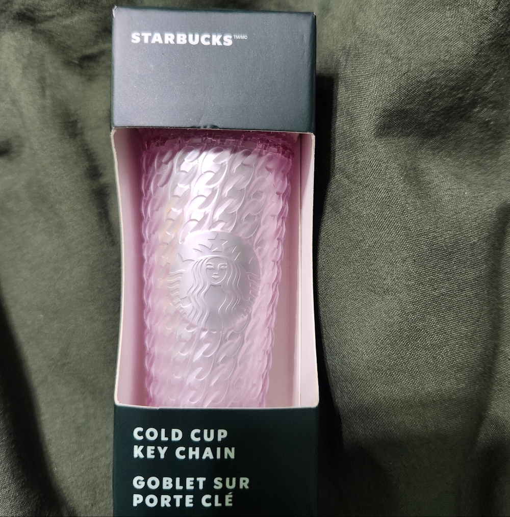 Starbucks Cold Cup Keychain New In Box